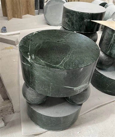 Tavolino in marmo verde