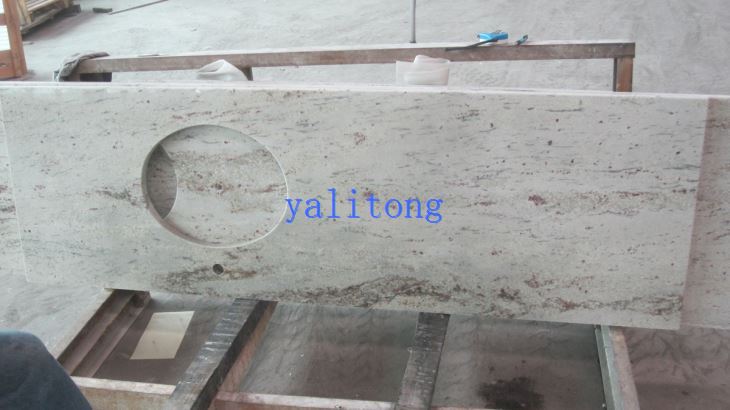 River white granite vanitytops