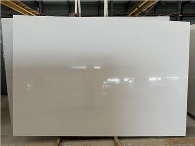 Marmo artificiale bianco neve bianco puro